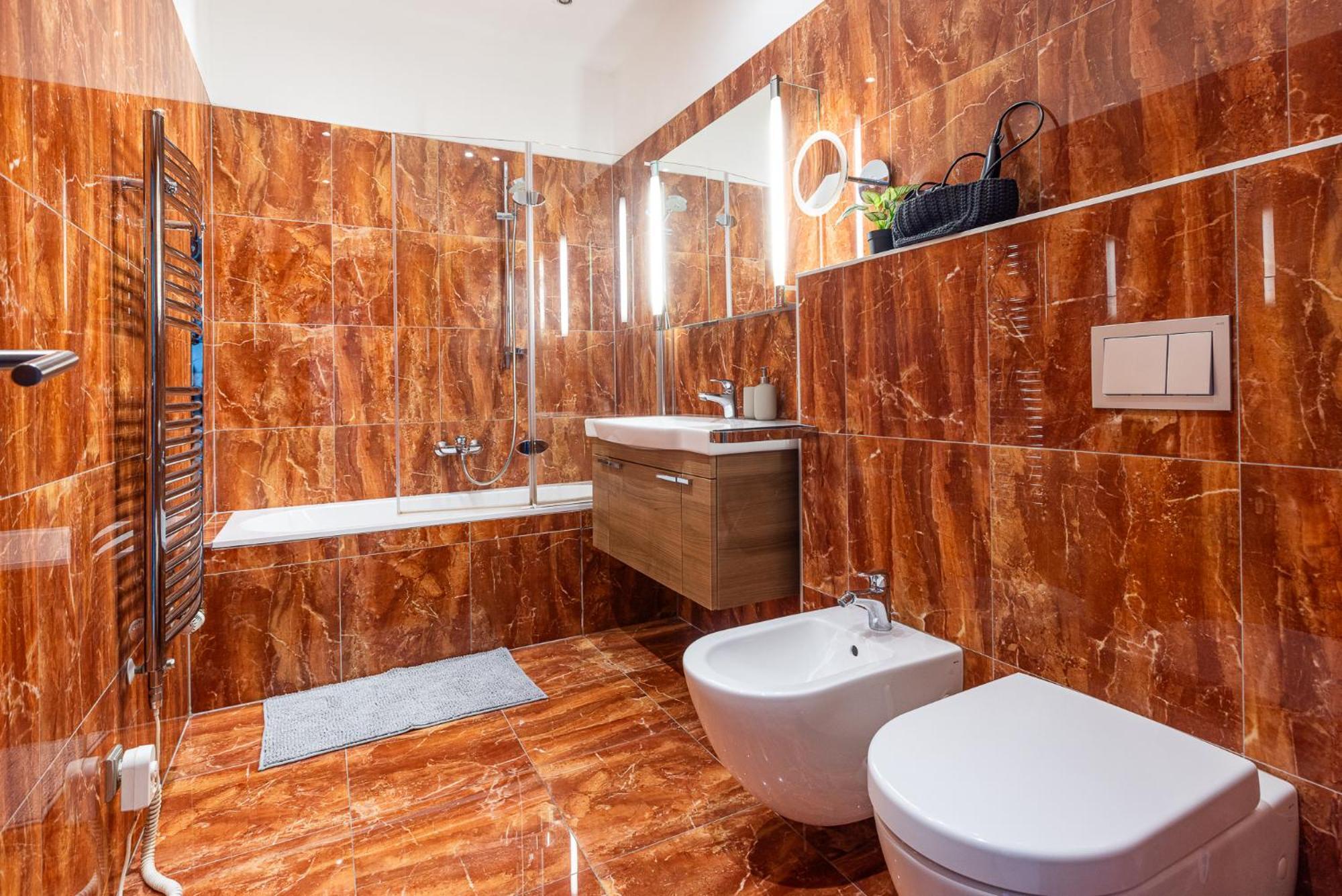 Nice Big Apartment 2Bds - Belgicka Прага Екстериор снимка